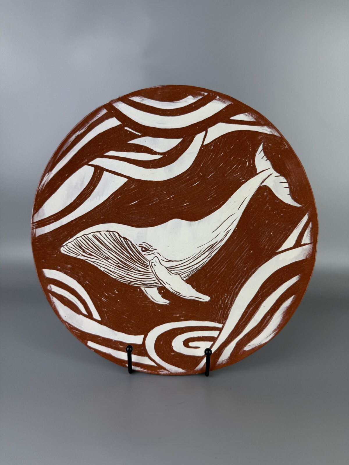 Talerz z wielorybem Talerz z wielorybem