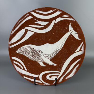 Talerz z wielorybem Talerz z wielorybem