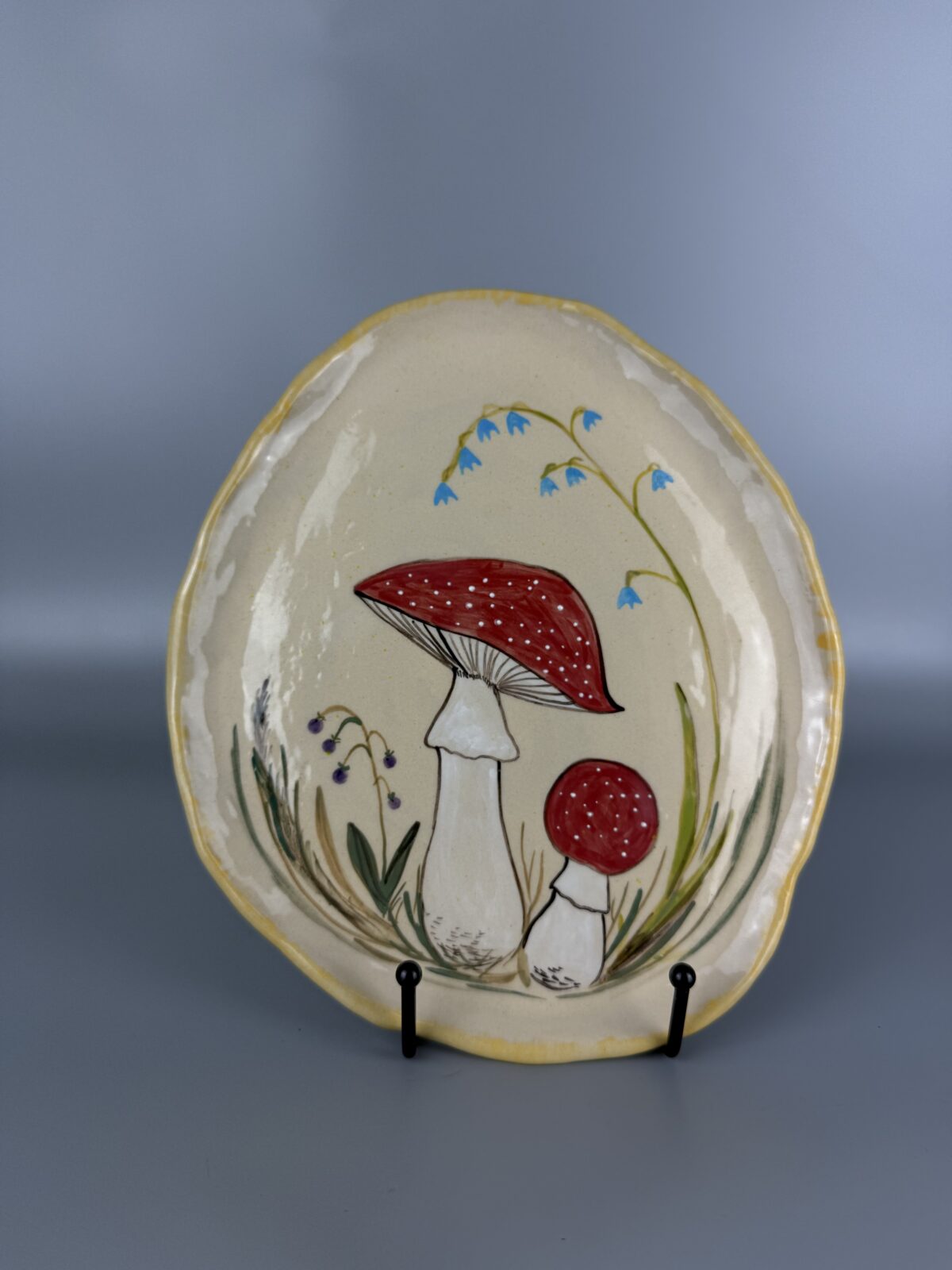 Talerz z muchomorem Talerz z muchomorem