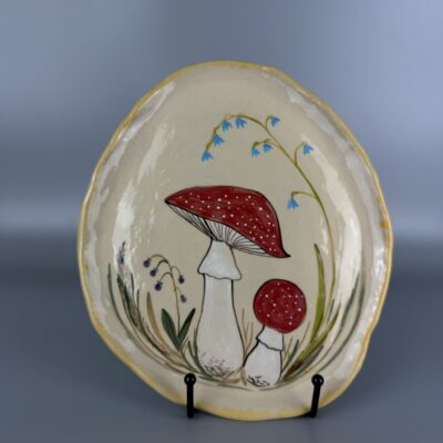 Talerz z muchomorem Talerz z muchomorem