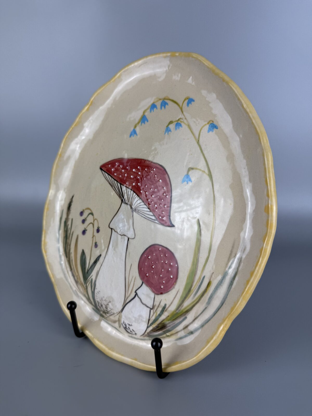 Talerz z muchomorem Talerz z muchomorem