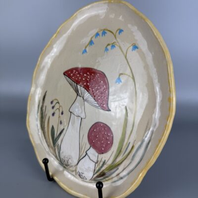 Talerz z muchomorem Talerz z muchomorem