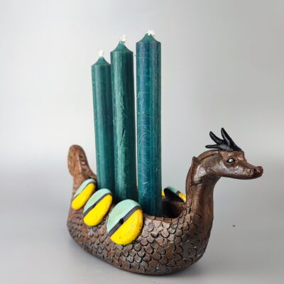 1760967819136 Świecznik drakkar